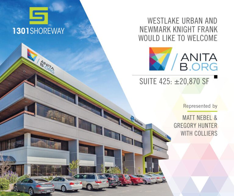 1301 Shoreway Welcomes AnitaB.org